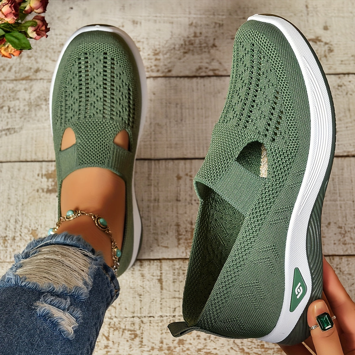 Ottilie | Дишащи обувки тип „Slip-on