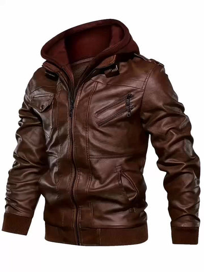 Мъжко яке с джобове и стил