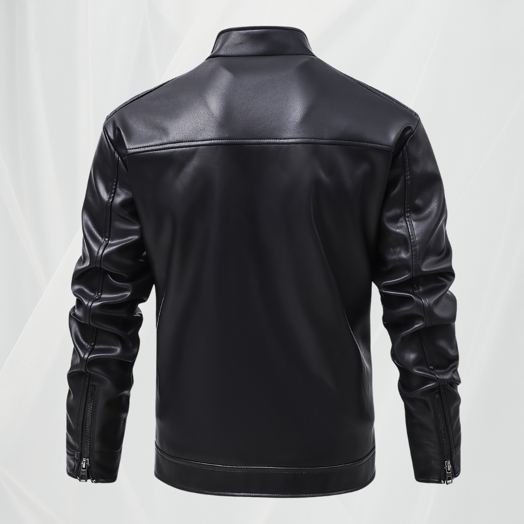 Мъжко яке с изчистен цип