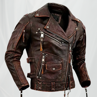 Винтидж бомбардировачко яке с овча кожа