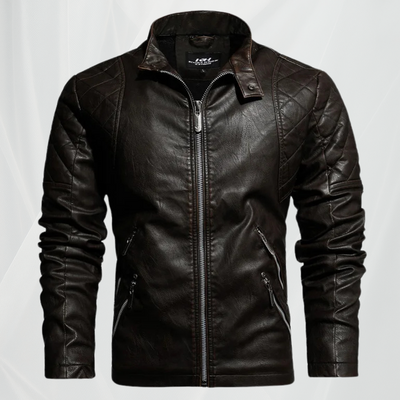 Стилно мъжко кожено яке