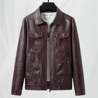 Яке от естествена кожа