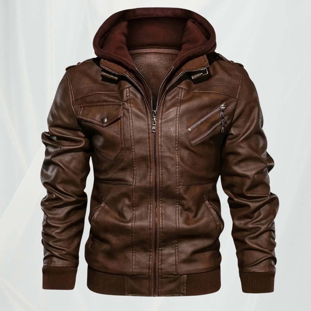 Мъжко яке с джобове и стил