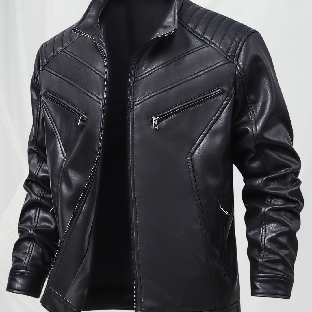 Мъжко яке с изчистен цип