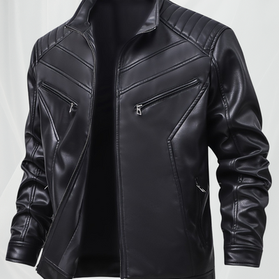 Мъжко яке с изчистен цип