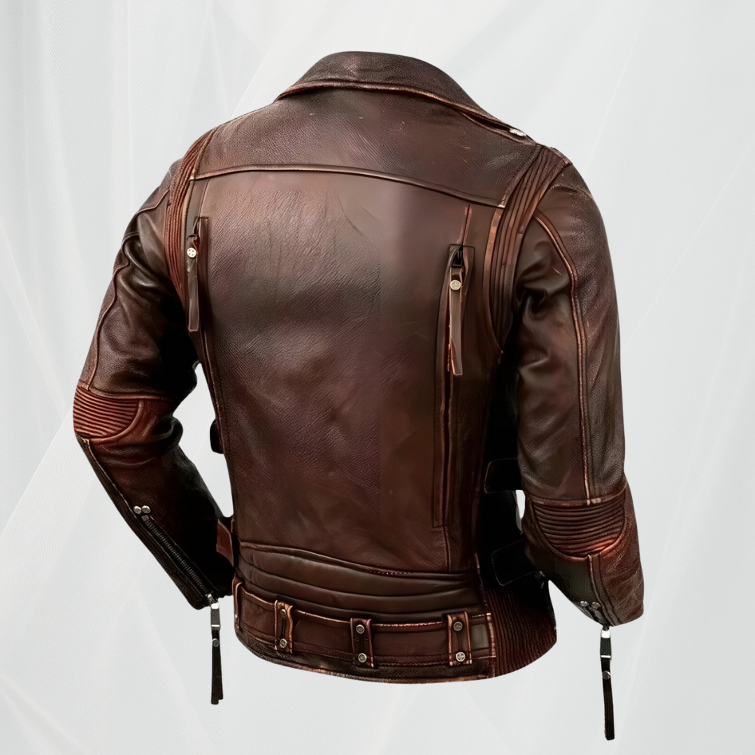 Винтидж бомбардировачко яке с овча кожа