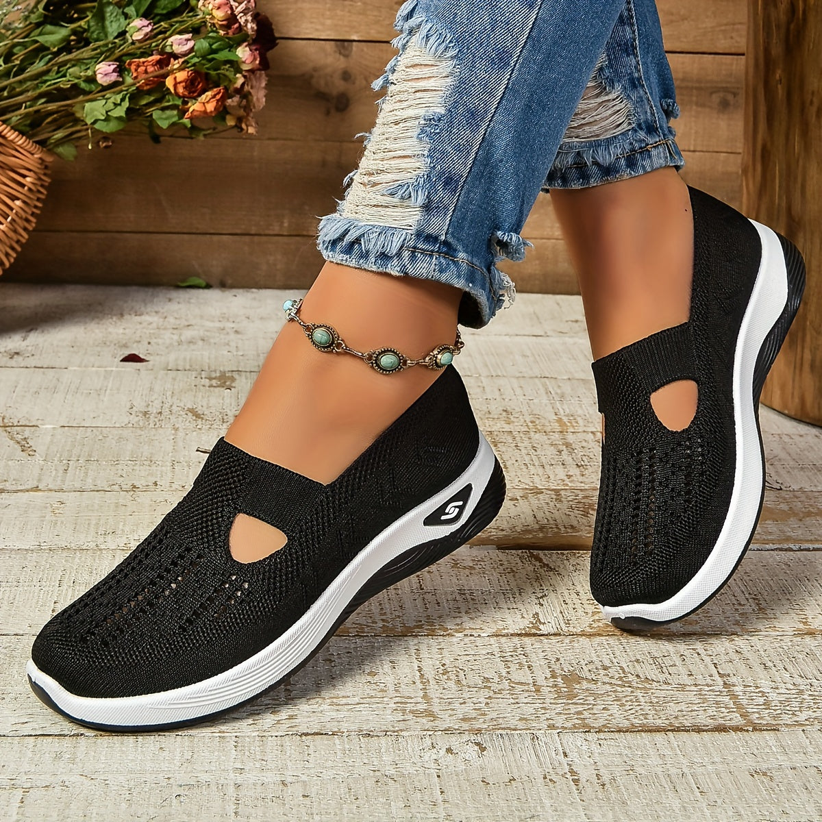 Ottilie | Дишащи обувки тип „Slip-on