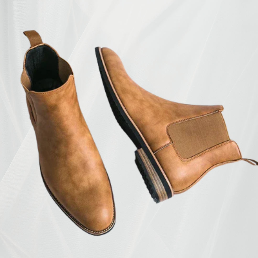 Кристиан | Челси ботуши от кожа