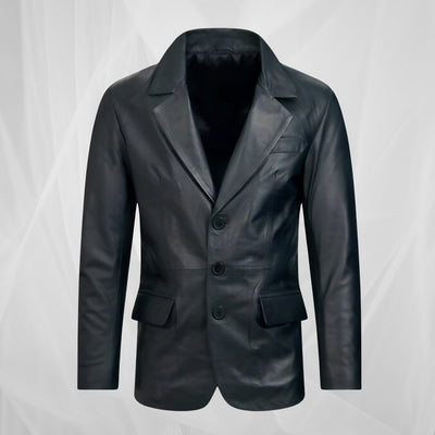 Елегантно кожено сако за изискан стил