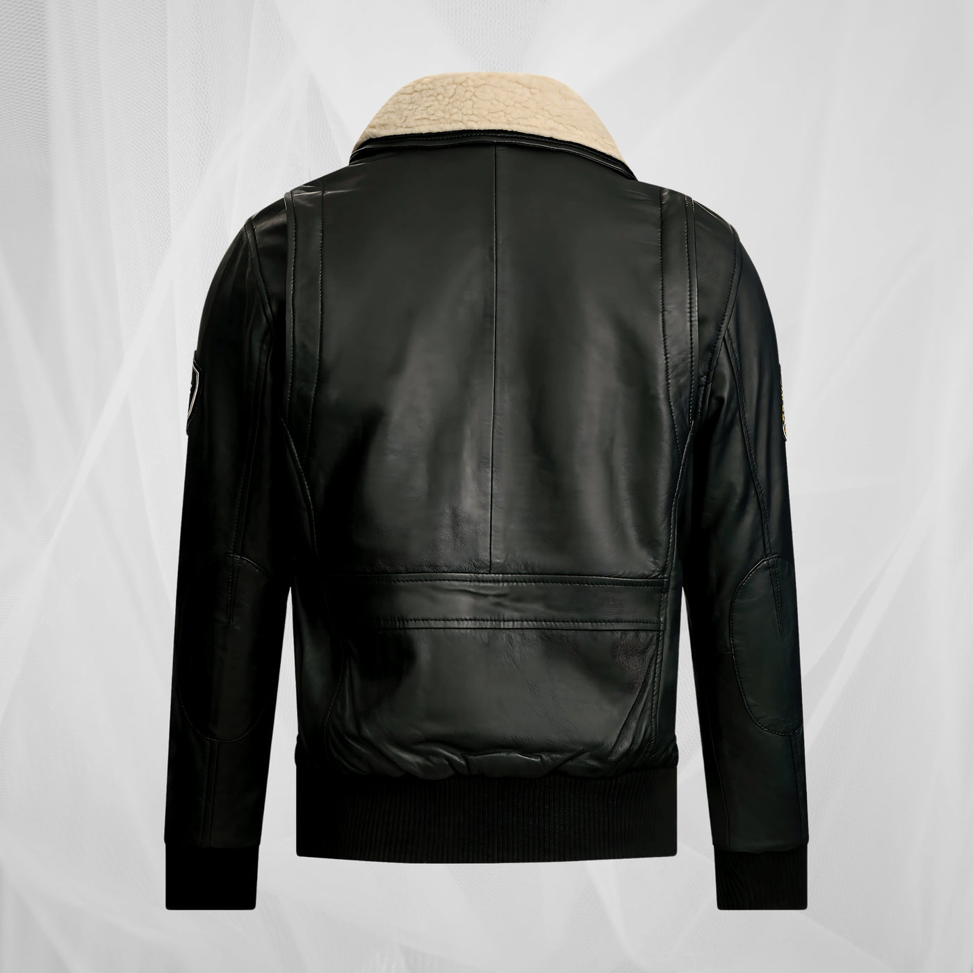 Класическо кожено сако с изтънчен стил