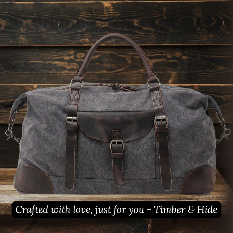 Чанта за нощувка от канвас | БОСТОН