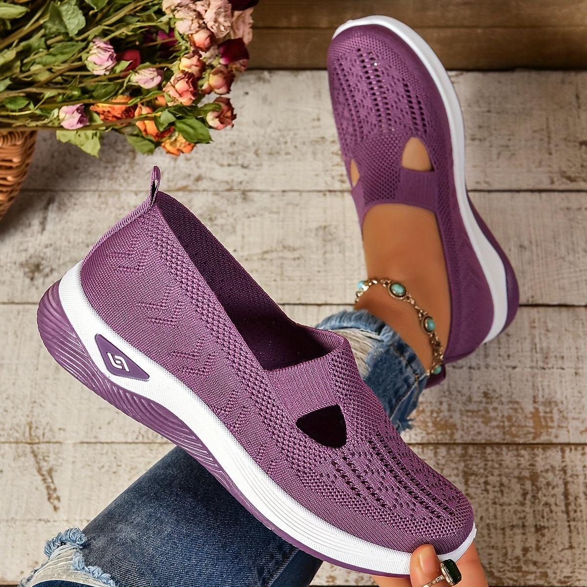 Ottilie | Дишащи обувки тип „Slip-on