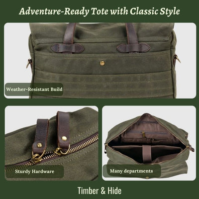 Чанта за рамо от канвас | МОНТЕРЕЙ