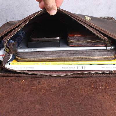 Кожена чанта куриер | НАМУР