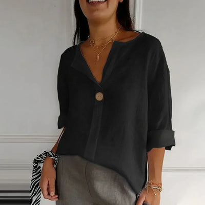 Марие - Дълга Блуза с Къси Ръкави