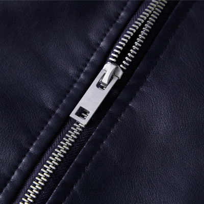 Здрав мотоциклетен костюм с яка