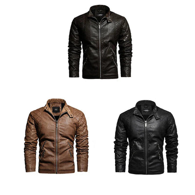 Стилно мъжко кожено яке