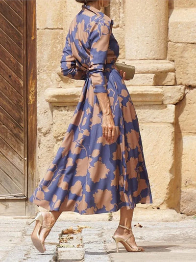 Амели | Елегантна рокля с цветя