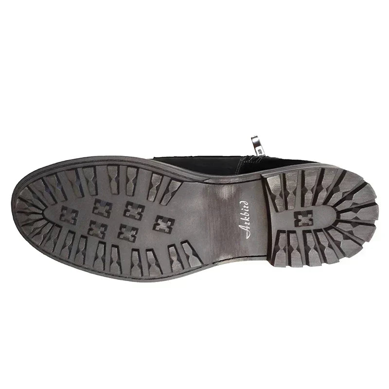 Силвиу | Ботуши от премиум кожа