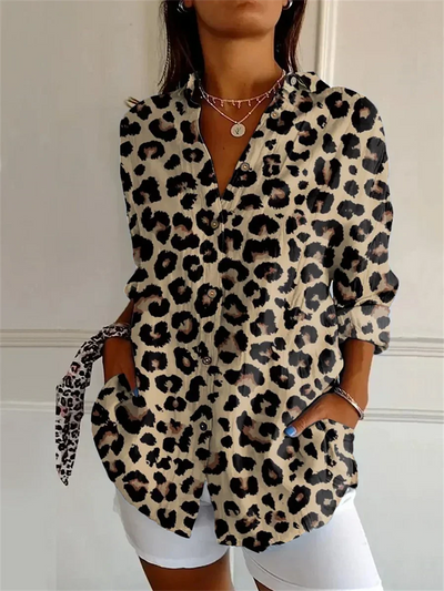 Розанта - Удобна Блуза с Цветен Шев