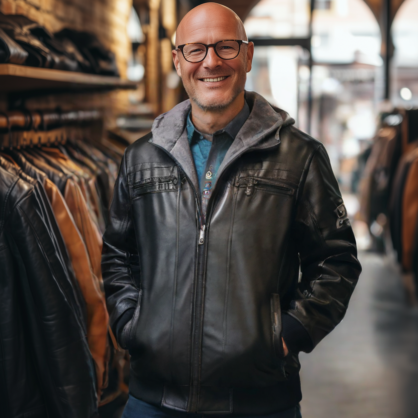 Леош | Кожено яке