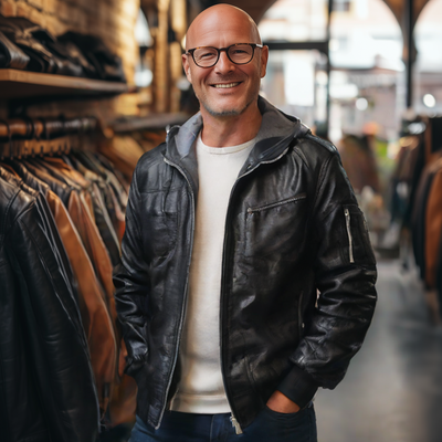 Адам | Кожено яке