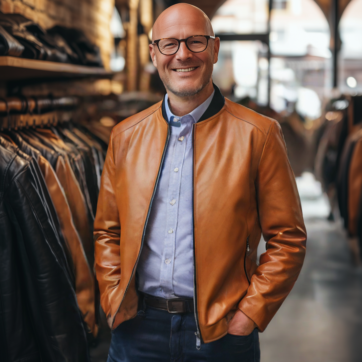 Премисл | Класическо кожено яке