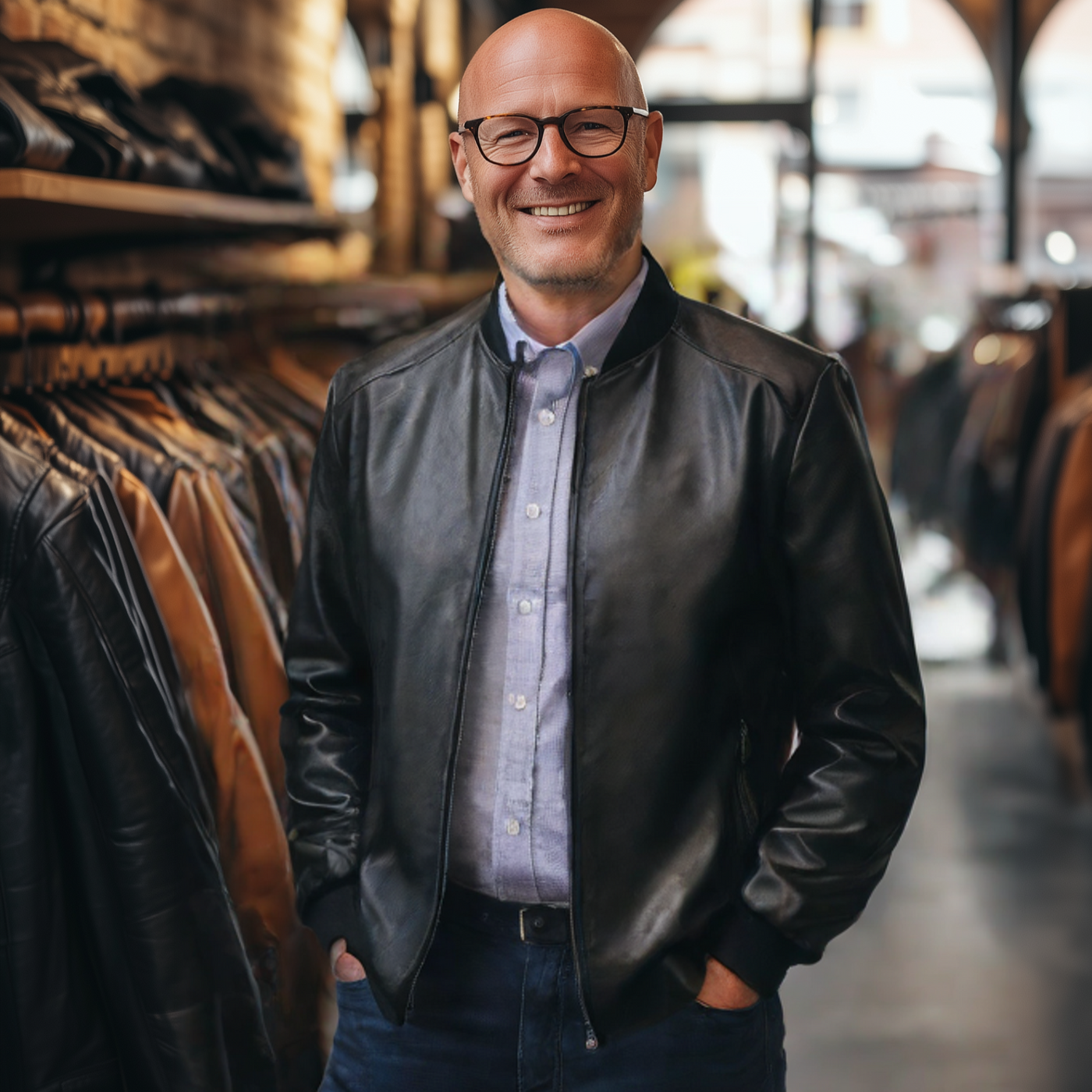 Премисл | Класическо кожено яке