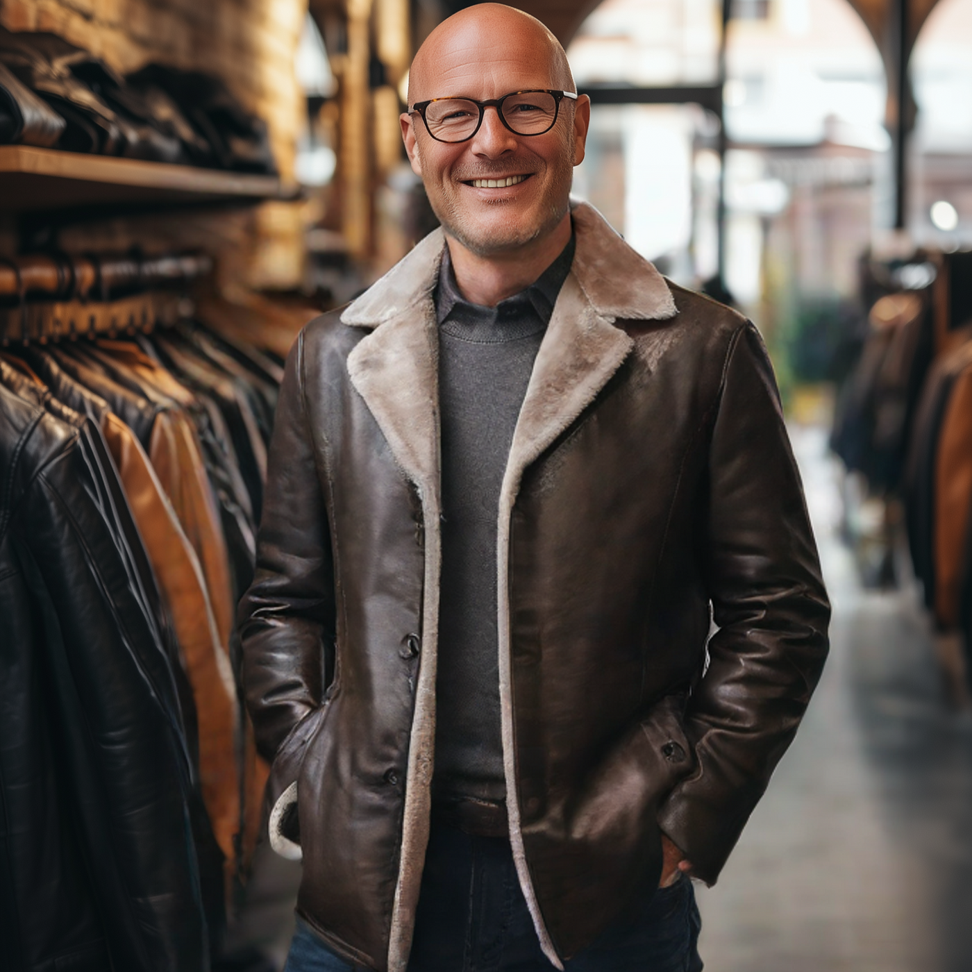 Франтишек | Кожено яке с подплата