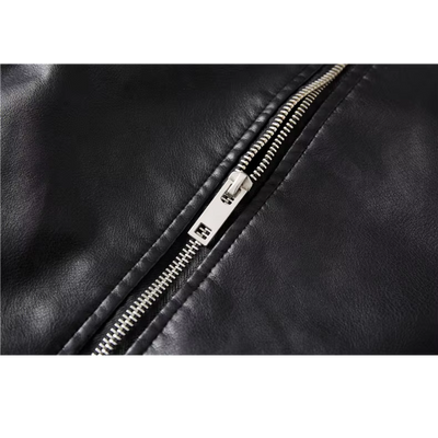 Здрав мотоциклетен костюм с яка